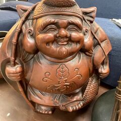 ☆303 レア品 大黒天 七福神 置物 オブジェ インテリア 陶器