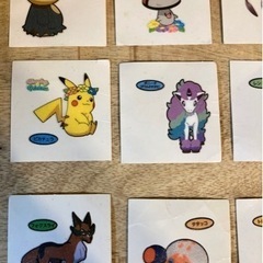 ポケモンデコキャラシール ポケモンシール  12枚セットの画像
