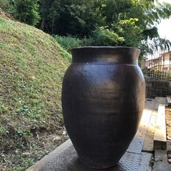 売却決まりました。古い陶器壺 つぼ 特大約85cm 信楽 唐津 ...