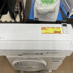 K04288　2019年製　パナソニック　中古エアコン　主に6畳用　冷房能力　2.2KW ／ 暖房能力　2.2KW