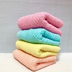 フェイスタオル8枚セット！4色各2枚ずつ☆お値下げ相談どうぞ。