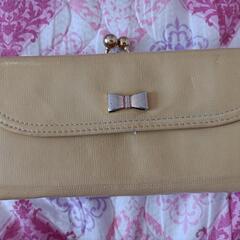 長財布　黄色　汚れ、擦れあり