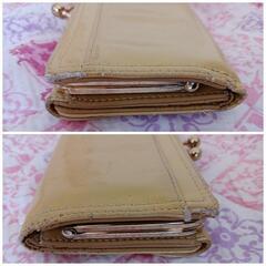 長財布　黄色　汚れ、擦れありの画像