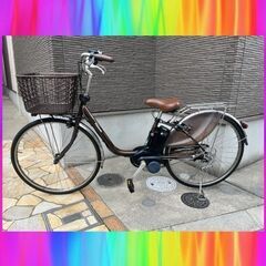 🌈超容量16Ah パナソニック Panasonic 電動自転車　...