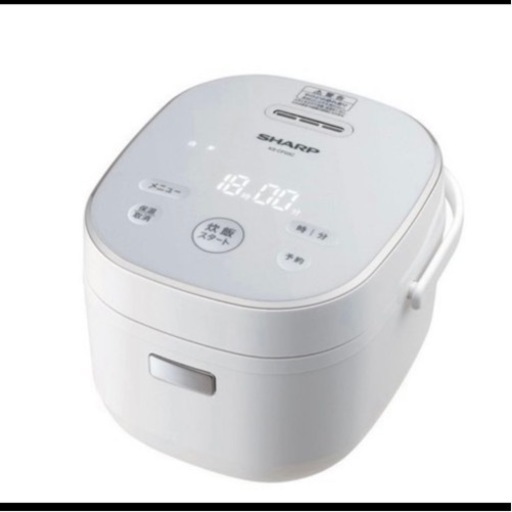【美品】シャープ SHARP KS-CF05C-W [マイコン炊飯器 3合炊き ホワイト系]2021年製