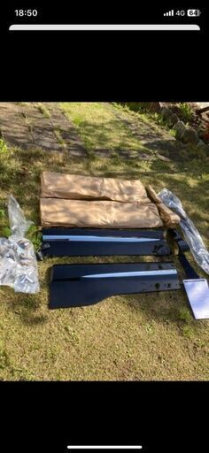 ヴェルファイア アルファード 30 前期後期 モデリスタ　サイドスカート　左側新品　右側美品(中古)