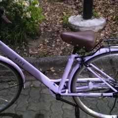 【受付終了】ほぼ新品のママチャリ。27インチ。