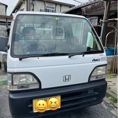 Ｈ8年式　軽トラック　👍Ｒ6、9まで車検たっぷり　MT 4WD