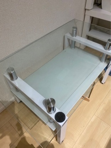 ガラス ローテーブル 今月末まで