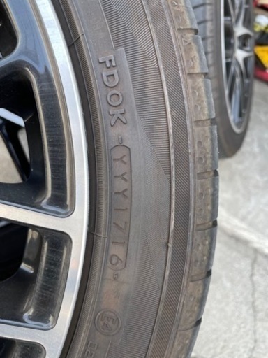 BBS CS 7J-17 PCD100 ET48 215/45R17 4本 中古