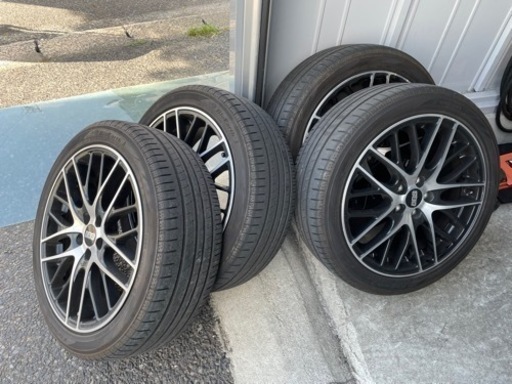 BBS CS 7J-17 PCD100 ET48 215/45R17 4本 中古