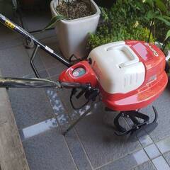 電動ミニ耕運機 Curvo くるぼ ET40NR(赤) 本格ナタ...