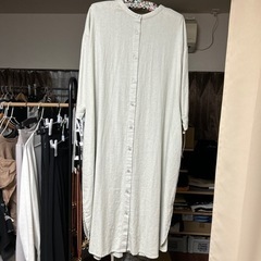 リネンレーヨンワンピース　　Mサイズ　新品お値下げしました！の画像