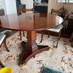 大塚家具 円形 120センチ ダイニングテーブル 椅子4脚セット RACKSTRAW？