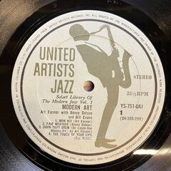 Art Farmer 「 Modern Art 」 LPレコード / YS-751-UAJ  (United Artists Jazz) 国内盤 【JAZZ】の画像