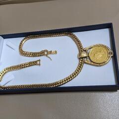 18金 YG 100ｇ 50cm ネックレス
