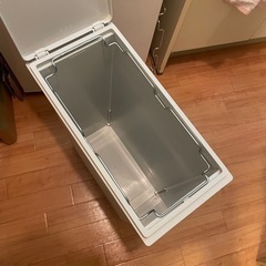 無印 (2つ) フタが選べるダストボックス 30Lの画像