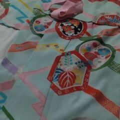 かわいい！こども着物（子供襦袢も一緒に差し上げます）の画像