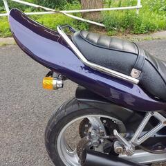 カワサキ　バリオス希少初期型A1　実働車　書類有り　車体番号002… 返納書類有り　マジョーラミッドナイトパープル(オールペン)　マジョーラ塗装した純正テールもお付けします    ※最終値下げ35万円の画像