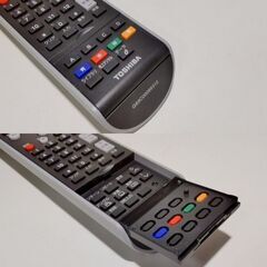 TOSHIBA 東芝 マルチリモコン G83C00089310 単4電池/2個付き 動作確認済 リモコン PC TV HDD/DVD レコーダー用 家電の画像
