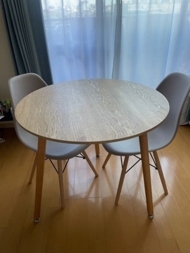 [お渡し先決まりました] 丸　ダイニング　カフェ　テーブル　イームズ