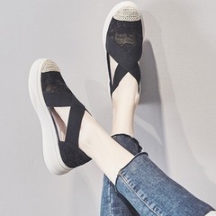 23cm 厚底サンダル　ブラックの画像