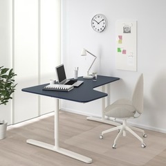 BEKANT ベカント　コーナーデスク  IKEAの画像