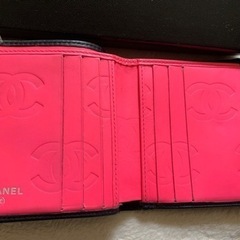 CHANEL シャネル　カンボン　二つ折り財布の画像