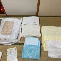 【ベビー用品】ベビーベッド&ベビー布団セットの画像