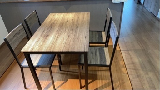 ダイニングテーブル テーブル➕椅子4脚