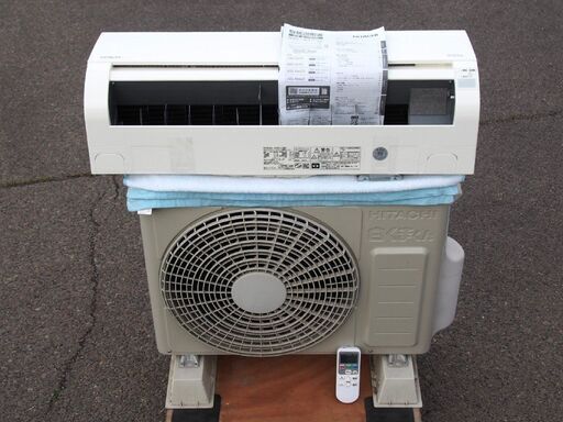 日立 主に6畳用 RAS-A22J 100V 2019年製 冷房2.2kW 暖房2.2kW 白くまくん Aシリーズ HITACHI エアコン ルームエアコン