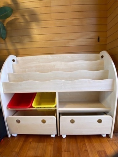 ●決まりました●絵本棚　おもちゃ収納