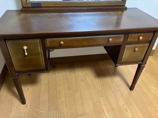 節約 【お値下げしました】マルニ木工(maruni)ドレッサー鏡台 レトロ家具