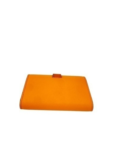 LOEWE ロエベ 三つ折財布 バーティカルウォレット ミニ財布 オレンジ