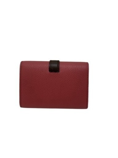 LOEWE ロエベ 三つ折財布 ロゴタブスモール バーティカルウォレット ピンク