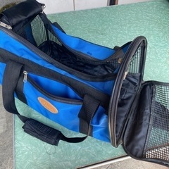 ペットキャリー　ブルーの画像