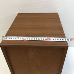 ○【0円あげます！】小物入れ 収納家具 引出 ４段ボックス 家具 ブラウン (NF230620)Zi-1379の画像