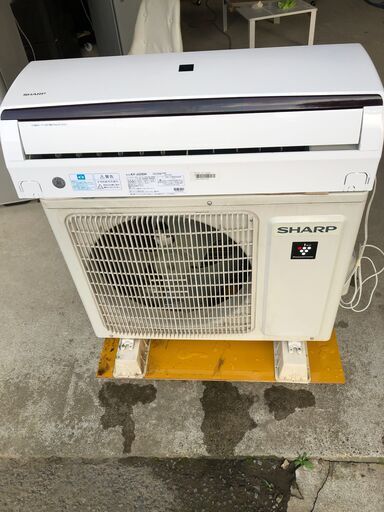 シャープ SHARP エアコン J-DHシリーズ おもに6畳用 6畳～9畳 2.2kW プラズマクラスタ－7000 除菌 脱臭 AY-J22DH2019年製