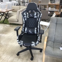 【✨カモフラ❗️ゲーム❗️在宅ワーク❗️アーム角度調整OK❗️✨】定価¥18,900 CYBER-GROUND ゲーミングチェア