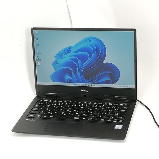 送料込 高速SSD 軽量 薄型 12.5型 ノートパソコン NEC PC-VKT12HZG1 中古美品 第7世代 Core i5 8GB 無線 Bluetooth Windows11 Office