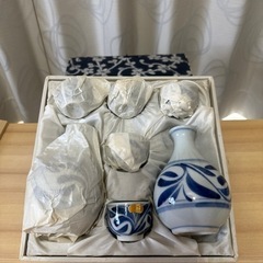 砥部焼のお銚子・徳利