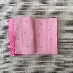 半幅帯 浴衣帯 日本製 リバーシブル ピンクの画像