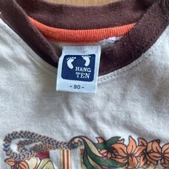 Tシャツ　ブラウン　90サイズの画像