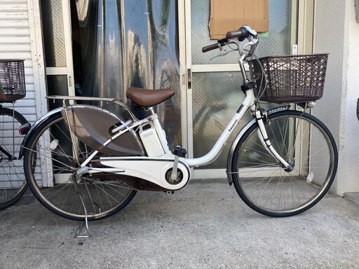 地域限定送料無料 パナソニック ビビ DX 12AH 新基準 子供乗せ 白