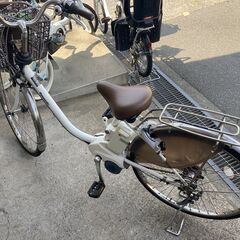 地域限定送料無料 パナソニック ビビ DX 12AH 新基準 子供乗せ 白