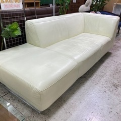 【愛品館 江戸川店】IDC（IDC大塚）総本革3Pソファ ID:156-019187-007
