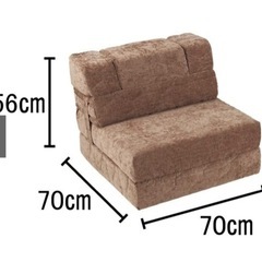 【残りわずか】ソファマットレス セミシングルの画像