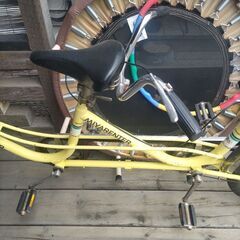2人乗り自転車の画像