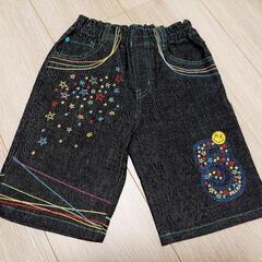 110☆カラフルステッチ！デニムハーフパンツ