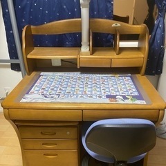 学習机　勉強机　テーブル　椅子　小学生　ポケモン　